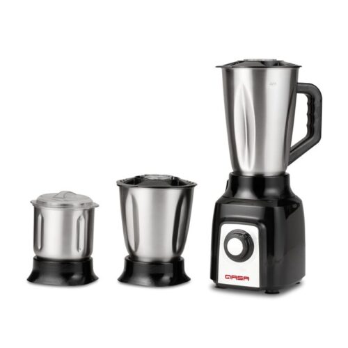 Qasa 3 IN 1 BLENDER QBL-8088 Stainless With 3 Cups