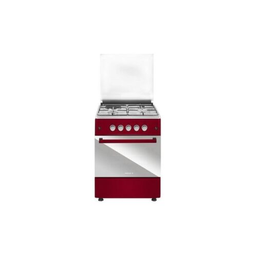 Maxi Free Standing Gas Cooker- MAXI 60x60 M4 (3+1) INOX RED