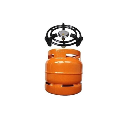 6kg Gas Cylinder With Anti-rust Cast Sitter And Burner