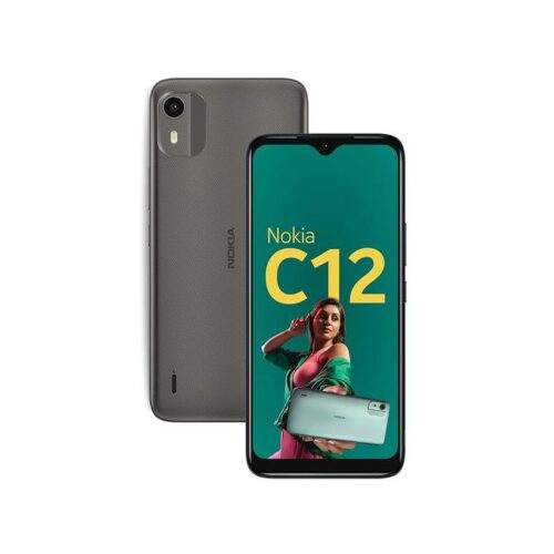 Nokia C12 6.3" 2GB RAM/64GB ROM, 8MP + 5MP 4G Dual SIM - Charcoal