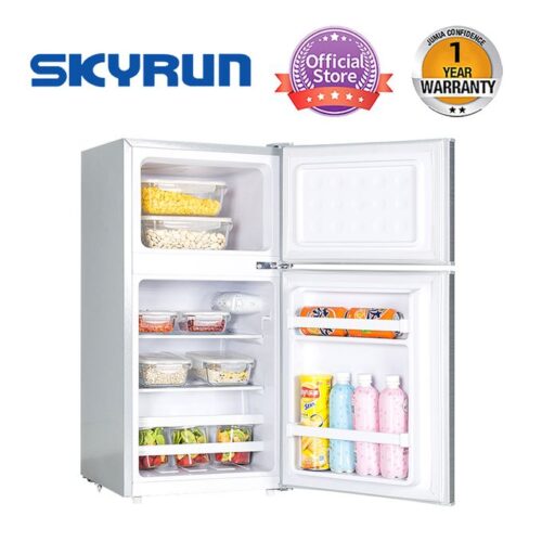 Skyrun 70 Litres Double Door Top Mount Fridge (BCD-85HC) - Silver