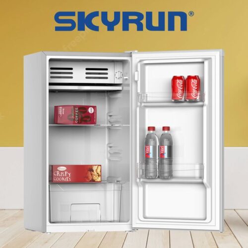 Skyrun 85-Litres Single Door Fridge (BCD-90G) - Silver