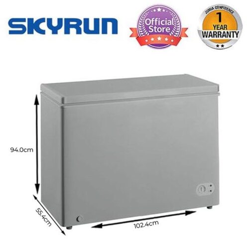 Skyrun 300-Litres Chest Freezer (BD-300HNW) -Grey