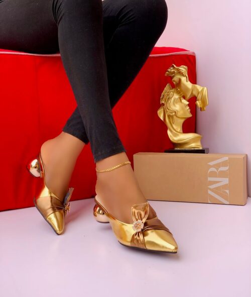 classy and luxurious Zara flat shoes